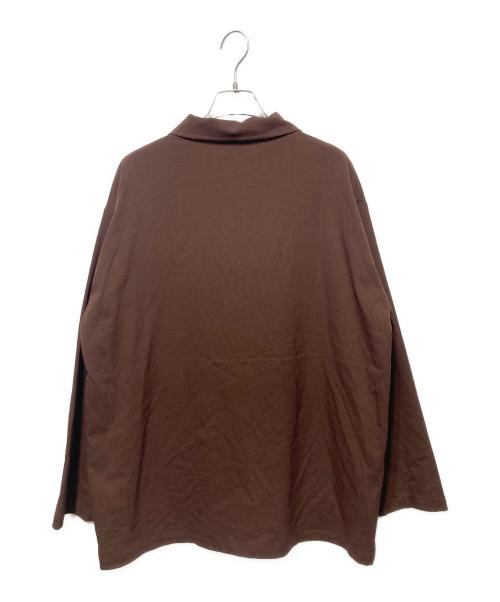 AMBERGLEAM（アンバーグリーム）AMBERGLEAM (アンバーグリーム) シャツジャケット ブラウン サイズ:freeの古着・服飾アイテム
