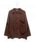AMBERGLEAM（アンバーグリーム）の古着「シャツジャケット」｜ブラウン