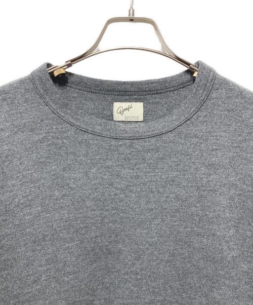 Bonfil（ボンフィル）Bonfil (ボンフィル) ウールクルーネックロングスリーブ グレー サイズ:Ｌの古着・服飾アイテム