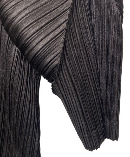 PLEATS PLEASE（プリーツプリーズ）PLEATS PLEASE (プリーツプリーズ) プリーツワンピース ブラウン サイズ:3の古着・服飾アイテム