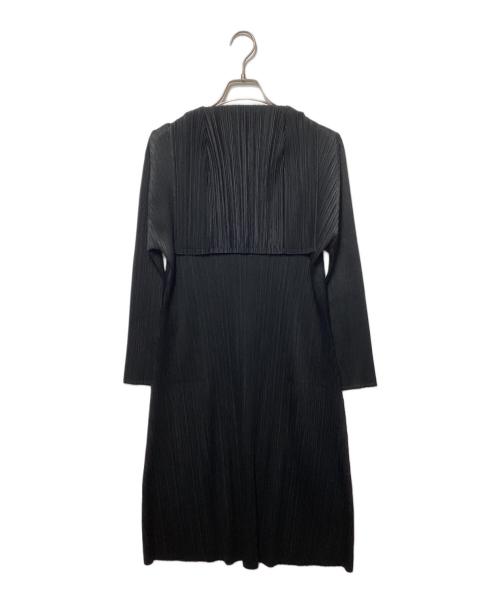 PLEATS PLEASE（プリーツプリーズ）PLEATS PLEASE (プリーツプリーズ) セーラーカラープリーツワンピース ブラック サイズ:2の古着・服飾アイテム