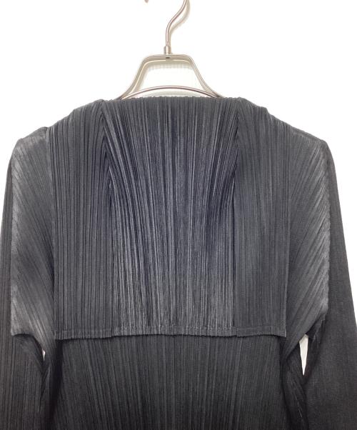 PLEATS PLEASE（プリーツプリーズ）PLEATS PLEASE (プリーツプリーズ) セーラーカラープリーツワンピース ブラック サイズ:2の古着・服飾アイテム