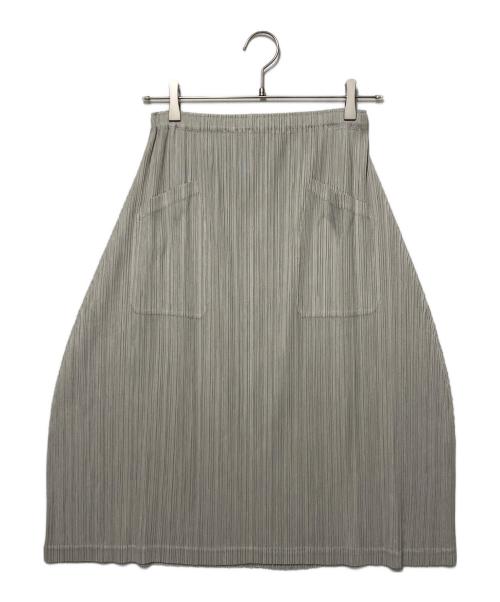 PLEATS PLEASE（プリーツプリーズ）PLEATS PLEASE (プリーツプリーズ) プリーツスカート グレー サイズ:3の古着・服飾アイテム