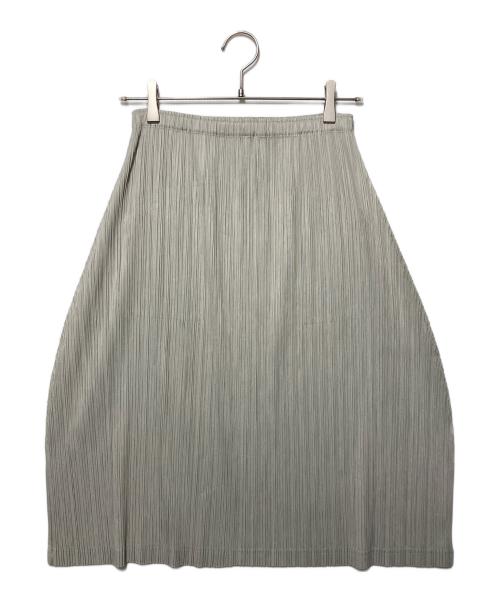 PLEATS PLEASE（プリーツプリーズ）PLEATS PLEASE (プリーツプリーズ) プリーツスカート グレー サイズ:3の古着・服飾アイテム