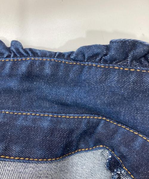 Kate Spade（ケイトスペード）Kate Spade (ケイトスペード) デニム刺繍ワンピース インディゴ サイズ:2の古着・服飾アイテム