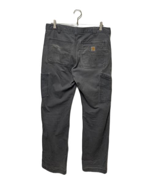 CarHartt（カーハート）CarHartt (カーハート) ダブルニーワークパンツ グレー サイズ:34×32の古着・服飾アイテム