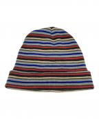 NOROLLノーロール）の古着「ボーダービーニーキャップ」｜マルチカラー