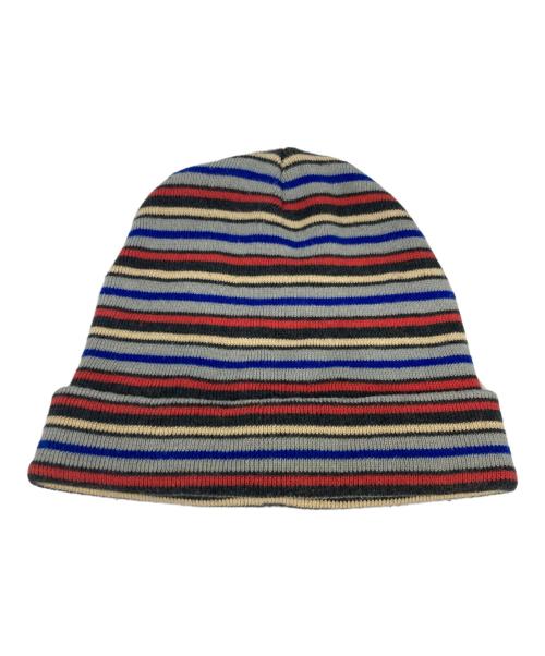 NOROLL（ノーロール）NOROLL (ノーロール) ボーダービーニーキャップ マルチカラーの古着・服飾アイテム