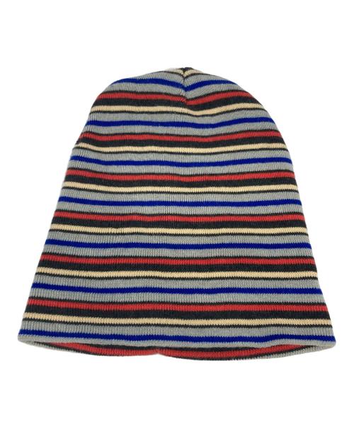 NOROLL（ノーロール）NOROLL (ノーロール) ボーダービーニーキャップ マルチカラーの古着・服飾アイテム