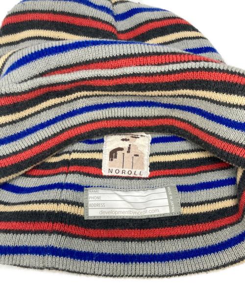 NOROLL（ノーロール）NOROLL (ノーロール) ボーダービーニーキャップ マルチカラーの古着・服飾アイテム