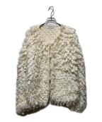 saharaサハラ）の古着「Loop Knit Cardigan」｜ホワイト