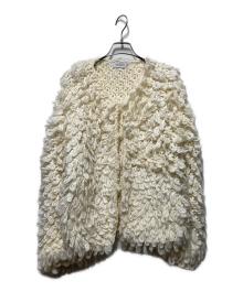 sahara（サハラ）の古着「Loop Knit Cardigan」｜ホワイト