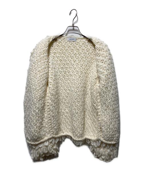 sahara（サハラ）sahara (サハラ) Loop Knit Cardigan ホワイト サイズ:不明の古着・服飾アイテム