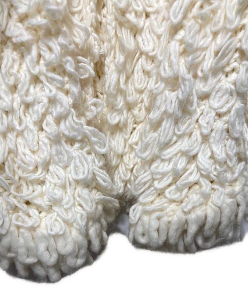 sahara（サハラ）sahara (サハラ) Loop Knit Cardigan ホワイト サイズ:不明の古着・服飾アイテム