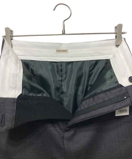 INSCRIRE（アンスクリア）INSCRIRE (アンスクリア) 2WAY グレンチェック スカート グレー サイズ:freeの古着・服飾アイテム