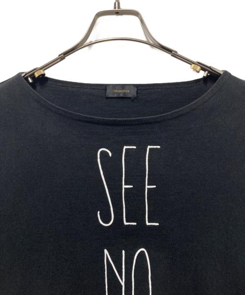 UNDERCOVER（アンダーカバー）UNDERCOVER (アンダーカバー) プリントカットソー ブラック サイズ:4の古着・服飾アイテム