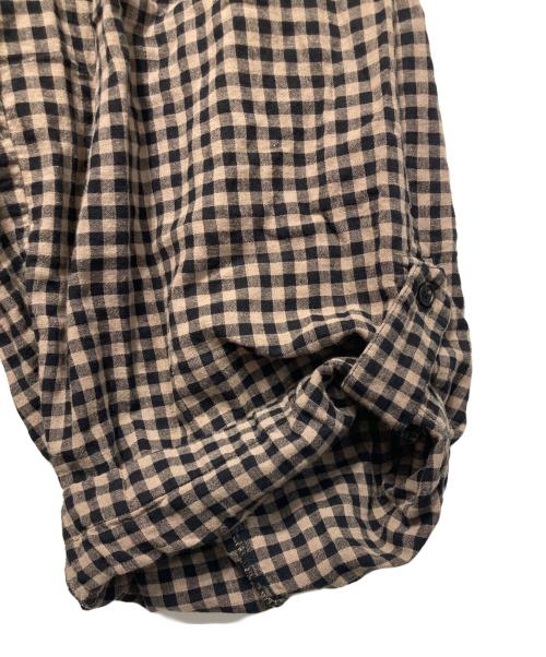 Alexandr manamis（アレクサンダー・マナミス）Alexandr manamis (アレクサンダー・マナミス) ワイドチェックパンツ ブラック×ベージュ サイズ:1の古着・服飾アイテム
