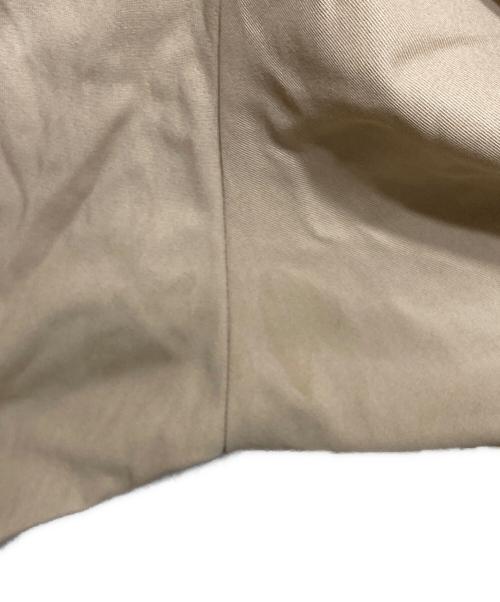 Maison Margiela（メゾンマルジェラ）Maison Margiela (メゾンマルジェラ) ハイウエスト ワイド テーパード スラックス パンツ ベージュ サイズ:40の古着・服飾アイテム