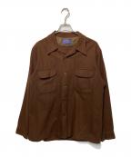 PENDLETONペンドルトン）の古着「70’S ボードシャツ」｜ブラウン