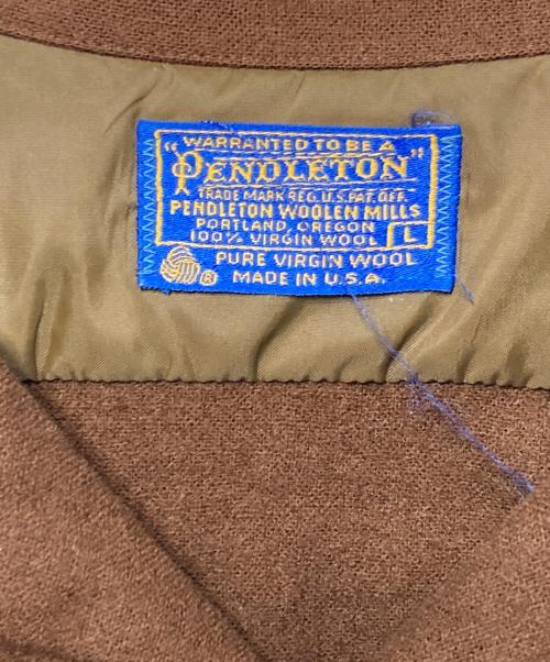 PENDLETON（ペンドルトン）PENDLETON (ペンドルトン) 70’S ボードシャツ ブラウン サイズ:Ⅼの古着・服飾アイテム