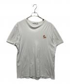 maison kitsuneメゾンキツネ）の古着「Chillax Fox Patch Clasic tee」｜ホワイト