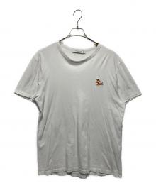 maison kitsune（メゾンキツネ）の古着「Chillax Fox Patch Clasic tee」｜ホワイト