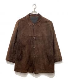 Salvatore Ferragamo（サルヴァトーレ フェラガモ）の古着「スエードジャケット」｜ブラウン