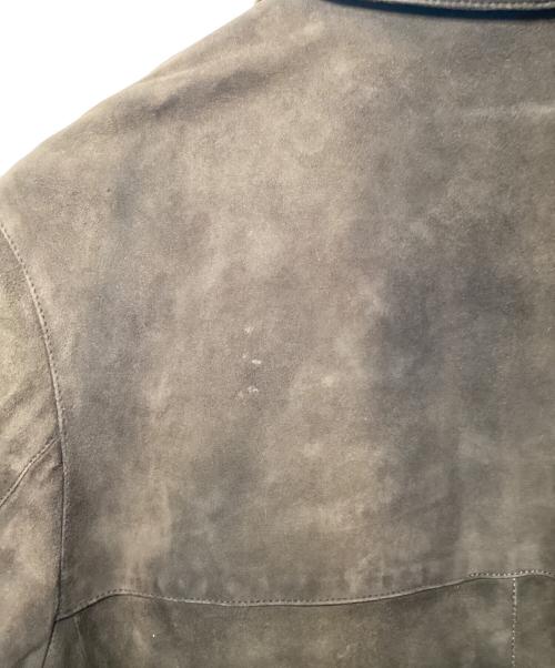 Salvatore Ferragamo（サルヴァトーレ フェラガモ）Salvatore Ferragamo (サルヴァトーレ フェラガモ) スエードジャケット ブラウン サイズ:50の古着・服飾アイテム