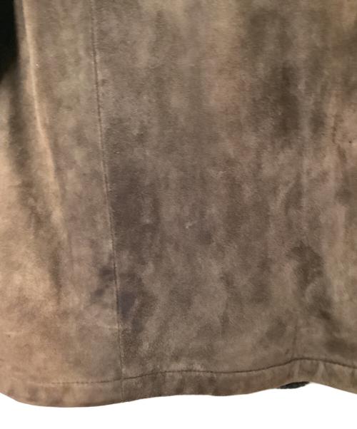 Salvatore Ferragamo（サルヴァトーレ フェラガモ）Salvatore Ferragamo (サルヴァトーレ フェラガモ) スエードジャケット ブラウン サイズ:50の古着・服飾アイテム