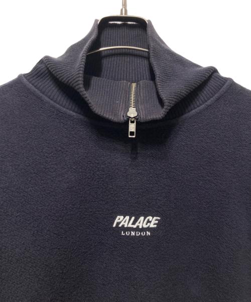 PALACE（パレス）PALACE (パレス) Brusher Zip Neck Sweat ネイビー サイズ:Ｌの古着・服飾アイテム
