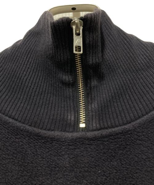 PALACE（パレス）PALACE (パレス) Brusher Zip Neck Sweat ネイビー サイズ:Ｌの古着・服飾アイテム