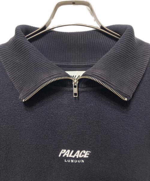 PALACE（パレス）PALACE (パレス) Brusher Zip Neck Sweat ネイビー サイズ:Ｌの古着・服飾アイテム