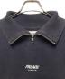 中古・古着 PALACE (パレス) Brusher Zip Neck Sweat ネイビー サイズ:Ｌ：7000円