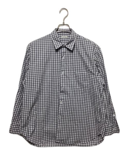 STEVEN ALAN（スティーブンアラン）STEVEN ALAN (スティーブンアラン) 60ヘイズチェックシャツ ホワイト×グレー サイズ:Ｓの古着・服飾アイテム
