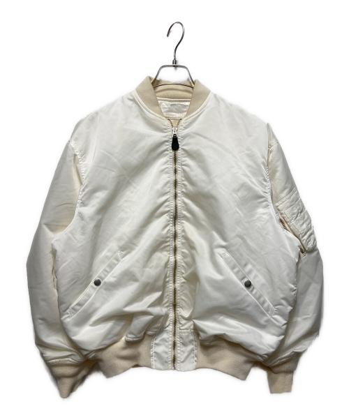 INNAT（インアット）INNAT (インアット) bomber jacket/ボンバージャケット アイボリー サイズ:2の古着・服飾アイテム