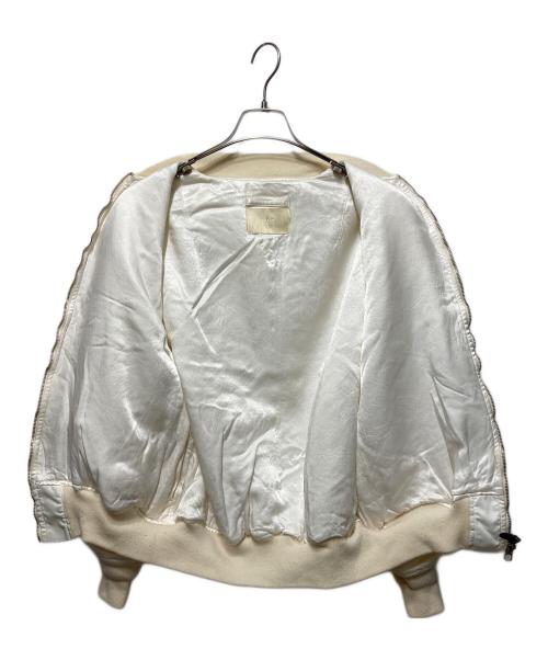 INNAT（インアット）INNAT (インアット) bomber jacket/ボンバージャケット アイボリー サイズ:2の古着・服飾アイテム