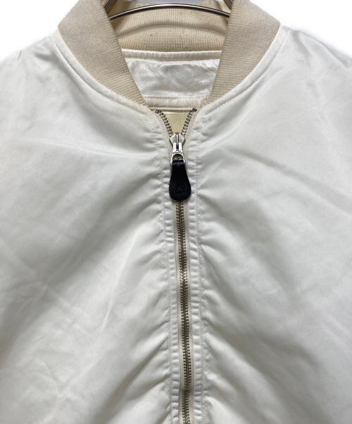 INNAT（インアット）INNAT (インアット) bomber jacket/ボンバージャケット アイボリー サイズ:2の古着・服飾アイテム