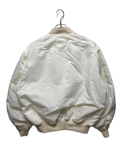 INNAT（インアット）INNAT (インアット) bomber jacket/ボンバージャケット アイボリー サイズ:2の古着・服飾アイテム