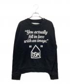 ）の古着「プリントスウェット」｜ブラック