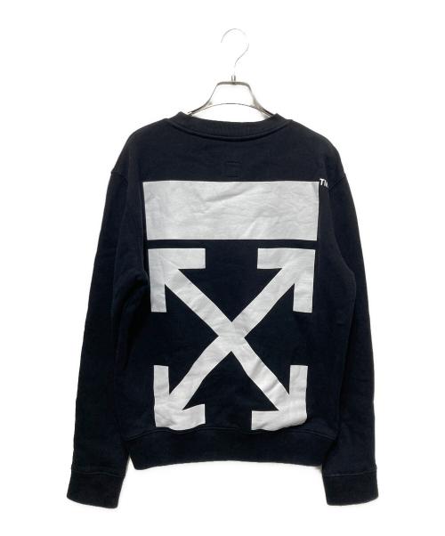 OFFWHITE（オフホワイト）OFFWHITE (オフホワイト) DOVER STREET MARKET (ドーバー ストリート マーケット) プリントスウェット ブラック サイズ:Ｍの古着・服飾アイテム