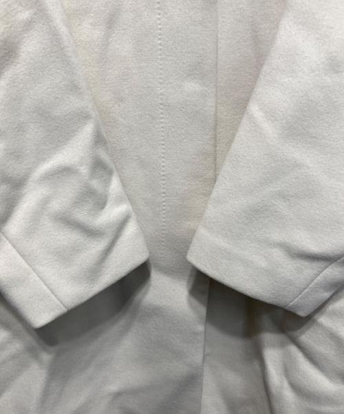 YLEVE（イレーヴ）YLEVE (イレーヴ) ダブルメルトンロングコート アイボリーの古着・服飾アイテム