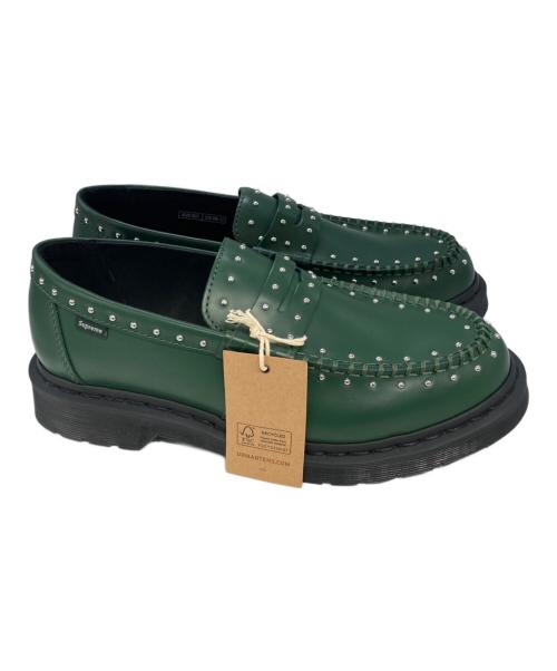Dr.Martens（ドクターマーチン）Dr.Martens (ドクターマーチン) SUPREME (シュプリーム) Penton Loafer グリーン サイズ:8の古着・服飾アイテム