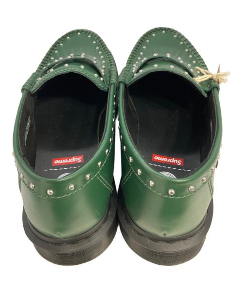 Dr.Martens（ドクターマーチン）Dr.Martens (ドクターマーチン) SUPREME (シュプリーム) Penton Loafer グリーン サイズ:8の古着・服飾アイテム