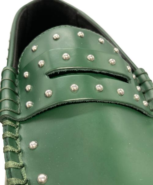 Dr.Martens（ドクターマーチン）Dr.Martens (ドクターマーチン) SUPREME (シュプリーム) Penton Loafer グリーン サイズ:8の古着・服飾アイテム