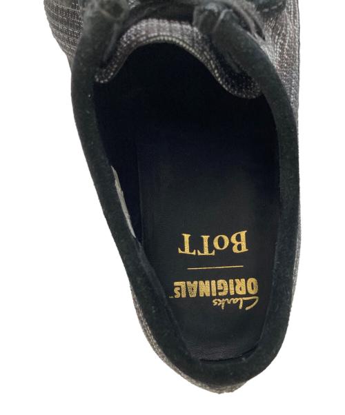 BoTT（ボット）BoTT (ボット) CLARKS (クラークス) シューズ ブラック×グレー サイズ:26.5の古着・服飾アイテム