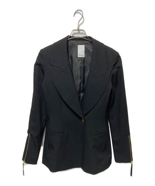 JENNE（ジェンヌ）JENNE (ジェンヌ) ２wayシルエットモダンジャケット ブラック サイズ:Sの古着・服飾アイテム