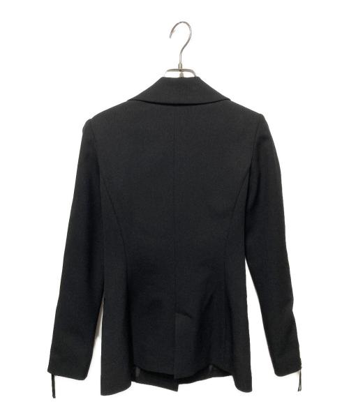 JENNE（ジェンヌ）JENNE (ジェンヌ) ２wayシルエットモダンジャケット ブラック サイズ:Sの古着・服飾アイテム