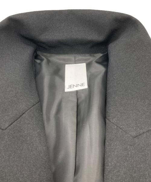 JENNE（ジェンヌ）JENNE (ジェンヌ) ２wayシルエットモダンジャケット ブラック サイズ:Sの古着・服飾アイテム