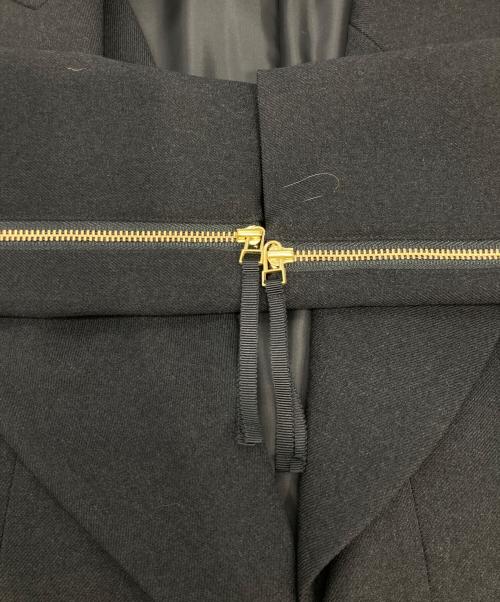 JENNE（ジェンヌ）JENNE (ジェンヌ) ２wayシルエットモダンジャケット ブラック サイズ:Sの古着・服飾アイテム