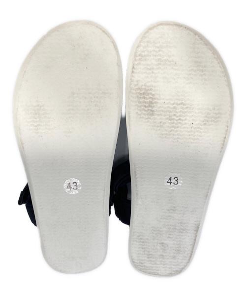 Junhashimoto（ジュンハシモト）Junhashimoto (ジュンハシモト) STRAP SANDALS ネイビー サイズ:43の古着・服飾アイテム